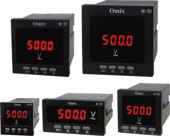 Вольтметр однофазный щитовой OMIX V-1-0.5-K